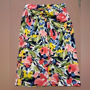(L) MixMatchy Floral Midi Skirt